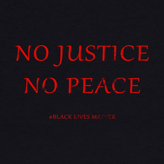 NO JUSTICE NO PEACE by againstthelogic